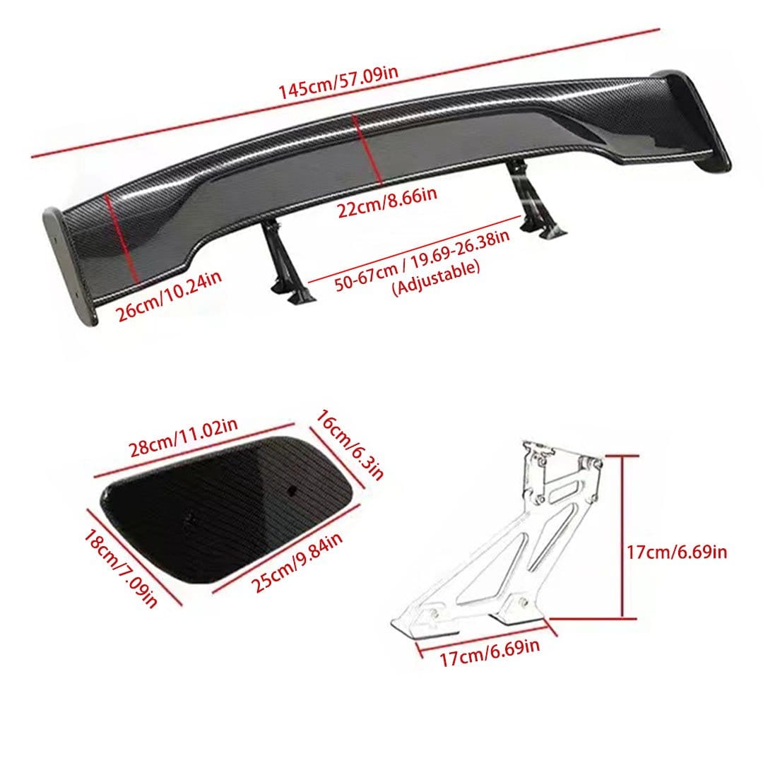 Premium ABS GT Style Spoiler for Chrysler Neon Mk2 2.0 16V R/T 150CV: Tuning [Spoiler Carbon Look Scaricomoto]