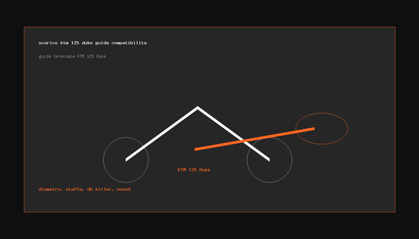 scarico ktm 125 duke guida compatibilita terminale sportivo