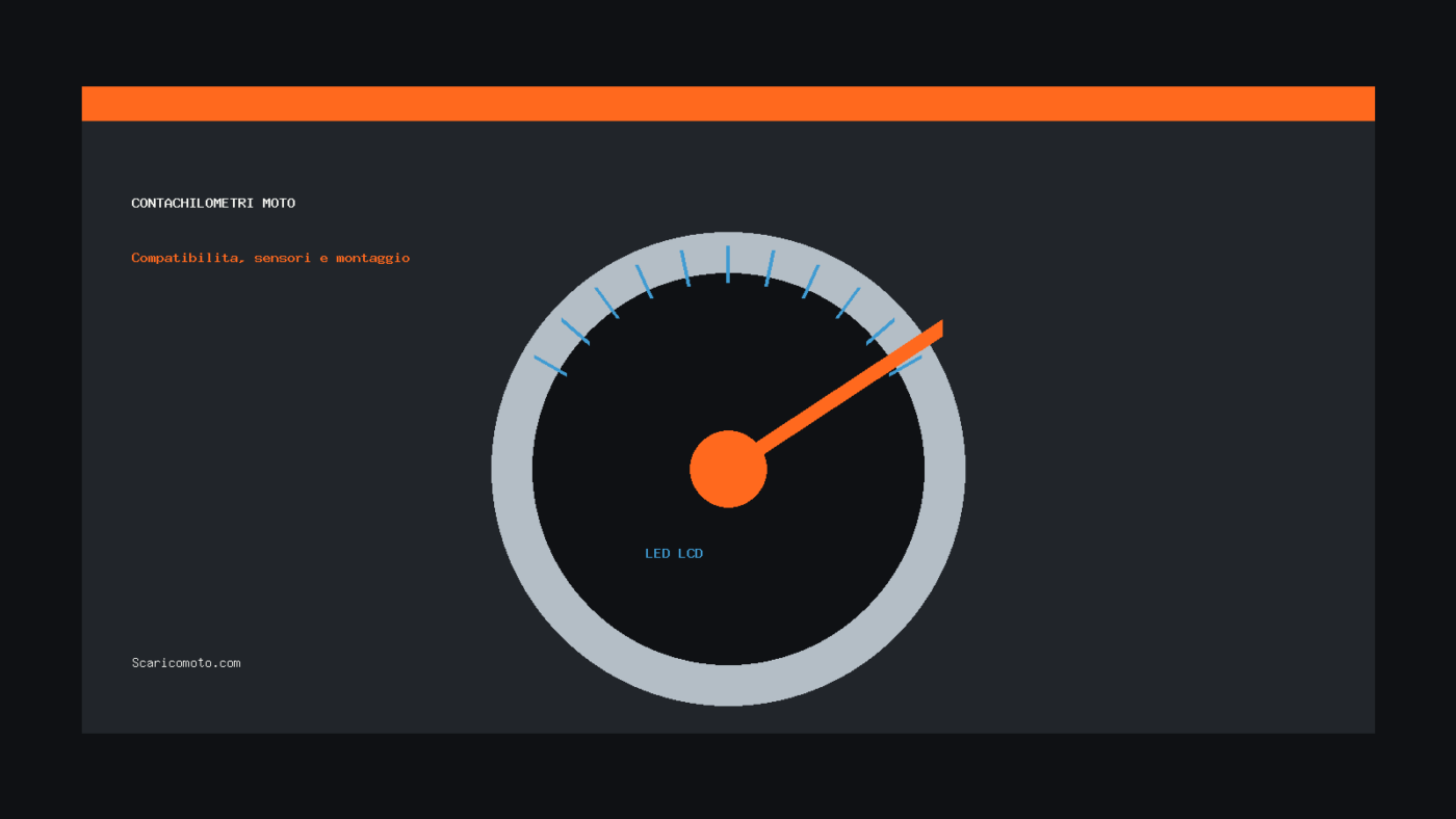 contachilometri moto