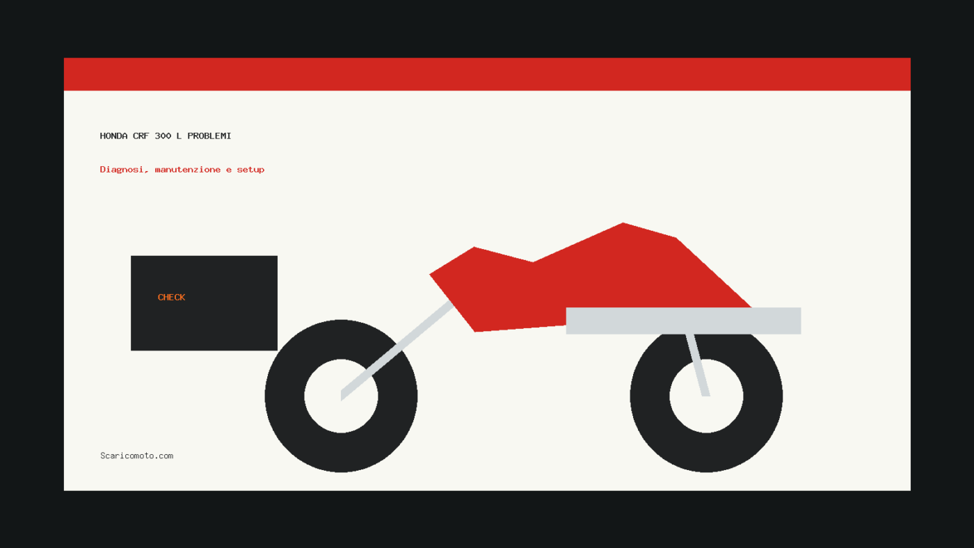 honda crf 300 l problemi