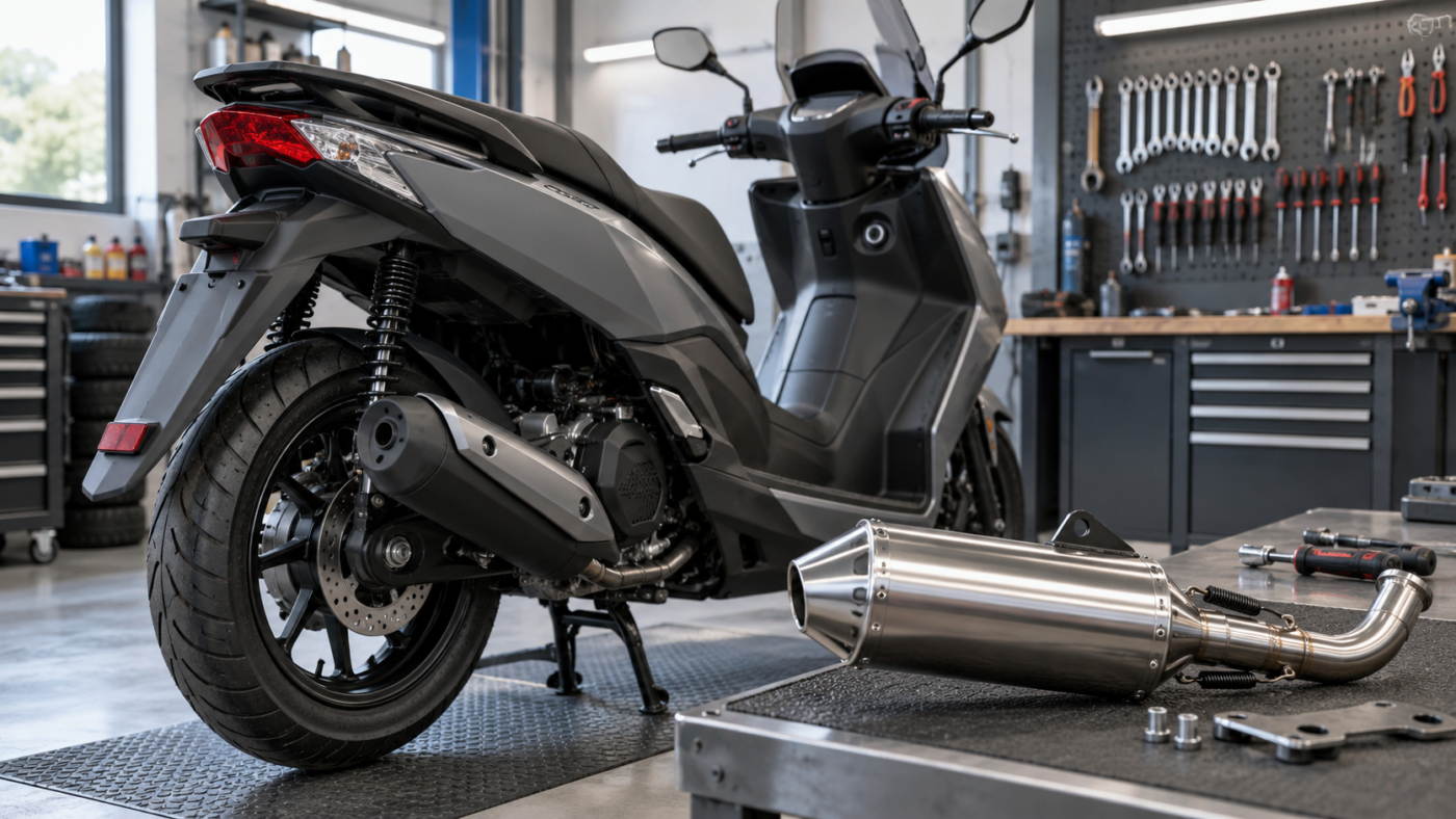 marmitta kymco agility 200i